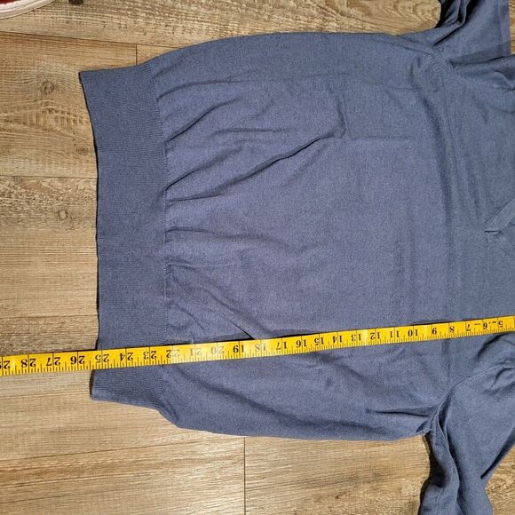 Banana Republic Luxury Blend Silk V Neck Light Weight Sweater Men's Size Large - Picture 9 of 10